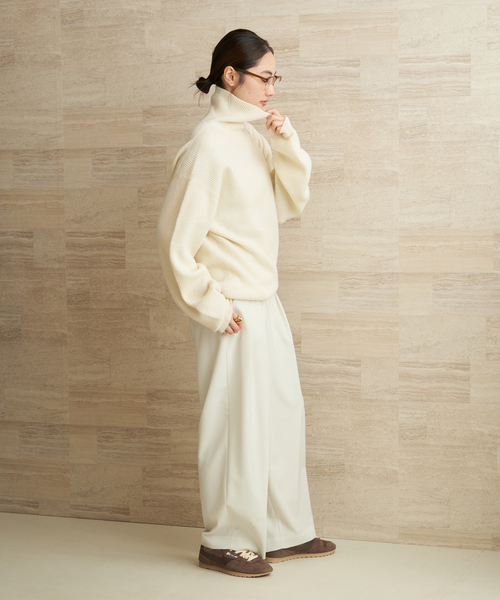 セール】LOOSE TURTLE NECK プルオーバー（ニット/セーター）｜Plage