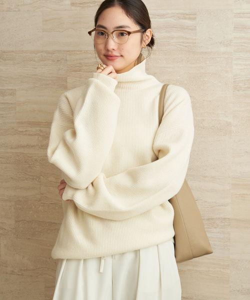 セール】LOOSE TURTLE NECK プルオーバー（ニット/セーター）｜Plage