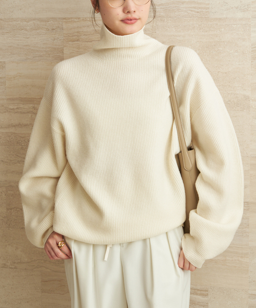 プラージュ　LOOSE TURTLE NECK プルオーバー セール】LOOSE TURTLE NECK プルオーバー（ニット/セーター）｜Plage