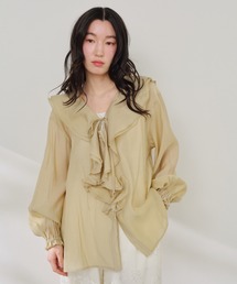 Shelly island | フリルシアーブラウス(シャツ/ブラウス)