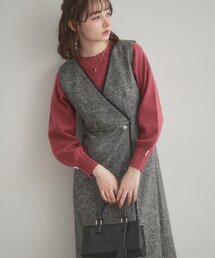 couture brooch（クチュールブローチ）の「【ハレの日・通勤】フリンジツイードジャンスカ（スカート）」