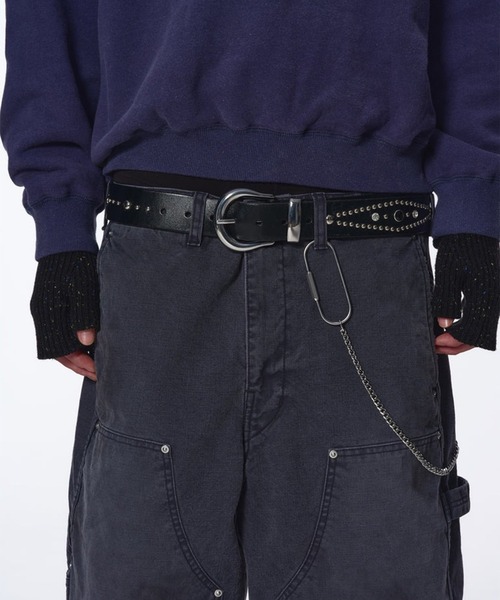 Jieda（ジエダ）の「WIDE STUDS BELT（ベルト・メンズ・ブラック・FREE）」の10枚目の写真
