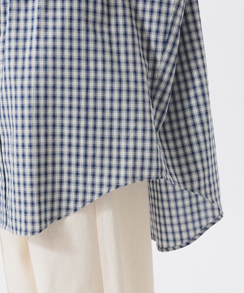 BEAMS BOY(ビームスボーイ)の「ボーイ チェック ビッグ ボタンダウン シャツ(シャツ/ブラウス・レディース・チャコールグレー/ネイビー/ブラウン・ONE SIZE)」の20枚目の写真