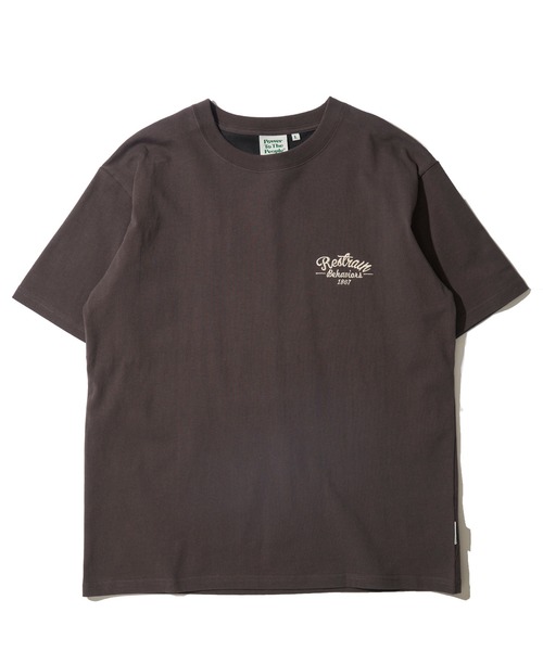 POWER TO THE PEOPLE(パワートゥーザピープル)の「【POWER TO THE PEOPLE】トラ刺繍クルーネックTシャツ(Tシャツ/カットソー・レディース・ブラウン/ブラック/チャコールグレー/オフホワイト・MEDIUM/X-LARGE/LARGE)」の9枚目の写真
