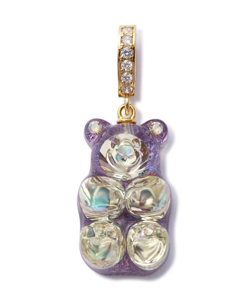 L.H.P(エルエイチピー)の「MIKSHIMAI/ミクシマイ/DREAMING BEAR PENDANT(ネックレス・メンズ・ブルー/ブラック/その他24・F)」の2枚目の写真