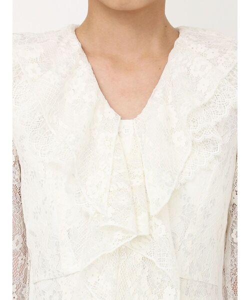 dazzlin(ダズリン)の「レースガウンワンピース(ワンピース・レディース・オフホワイト/ブルー・SMALL/MEDIUM)」の20枚目の写真