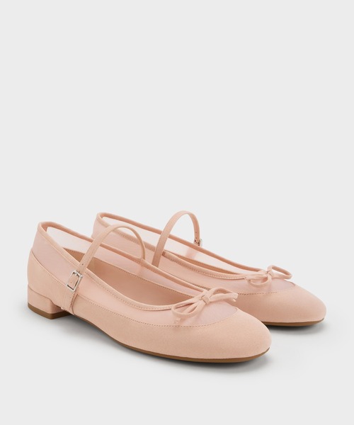 CHARLES & KEITH(チャールズ & キース)の「Mulligan マリガン フォースエードメッシュメリージェーン(パンプス・レディース・ベビーピンク/ブラウン系その他7/ブラック系その他2・22.5cm/25.5cm/25cm/24.5cm/23.5cm/23cm)」の19枚目の写真