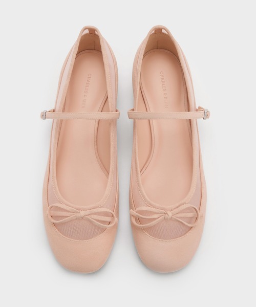 CHARLES & KEITH(チャールズ & キース)の「Mulligan マリガン フォースエードメッシュメリージェーン(パンプス・レディース・ベビーピンク/ブラウン系その他7/ブラック系その他2・22.5cm/25.5cm/25cm/24.5cm/23.5cm/23cm)」の11枚目の写真
