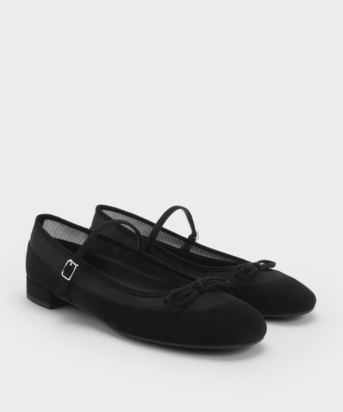 CHARLES & KEITH(チャールズ & キース)の「Mulligan マリガン フォースエードメッシュメリージェーン(パンプス・レディース・ベビーピンク/ブラウン系その他7/ブラック系その他2・22.5cm/25.5cm/25cm/24.5cm/23.5cm/23cm)」の14枚目の写真