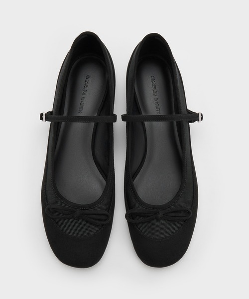 CHARLES & KEITH(チャールズ & キース)の「Mulligan マリガン フォースエードメッシュメリージェーン(パンプス・レディース・ベビーピンク/ブラウン系その他7/ブラック系その他2・22.5cm/25.5cm/25cm/24.5cm/23.5cm/23cm)」の5枚目の写真