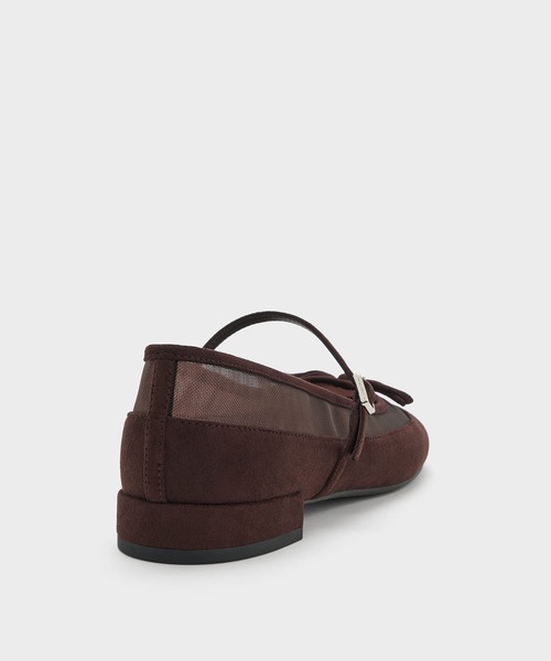 CHARLES & KEITH(チャールズ & キース)の「Mulligan マリガン フォースエードメッシュメリージェーン(パンプス・レディース・ベビーピンク/ブラウン系その他7/ブラック系その他2・22.5cm/25.5cm/25cm/24.5cm/23.5cm/23cm)」の9枚目の写真