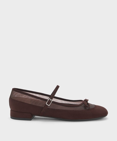 CHARLES & KEITH(チャールズ & キース)の「Mulligan マリガン フォースエードメッシュメリージェーン(パンプス・レディース・ベビーピンク/ブラウン系その他7/ブラック系その他2・22.5cm/25.5cm/25cm/24.5cm/23.5cm/23cm)」の22枚目の写真