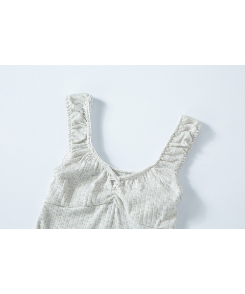 SALAD BAGUNI（サラダバグニ）の「Frill lace cap sleeve - gray（Tシャツ/カットソー・レディース・その他・FREE）」の3枚目の写真