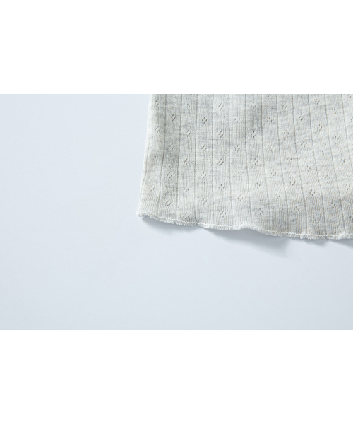 SALAD BAGUNI（サラダバグニ）の「Frill lace cap sleeve - gray（Tシャツ/カットソー・レディース・その他・FREE）」の5枚目の写真