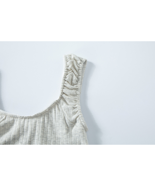 SALAD BAGUNI（サラダバグニ）の「Frill lace cap sleeve - gray（Tシャツ/カットソー・レディース・その他・FREE）」の6枚目の写真