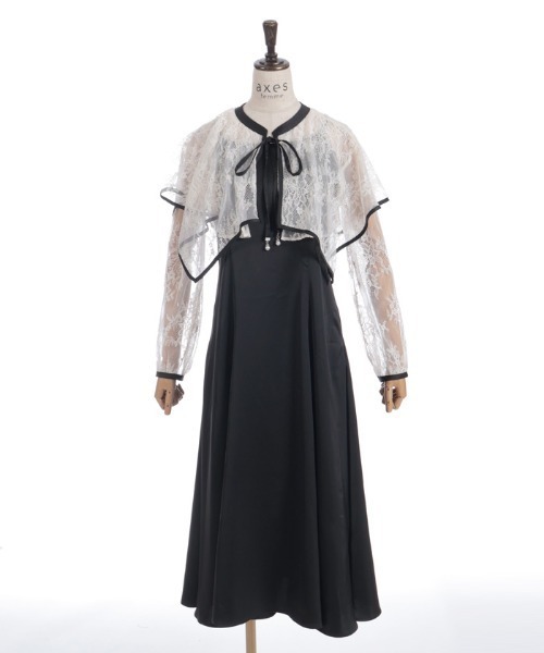 axes femme（アクシーズファム）の「レースケープキャミドレス（ワンピース・レディース・ブラック/モカ/ミント・FREE）」の21枚目の写真