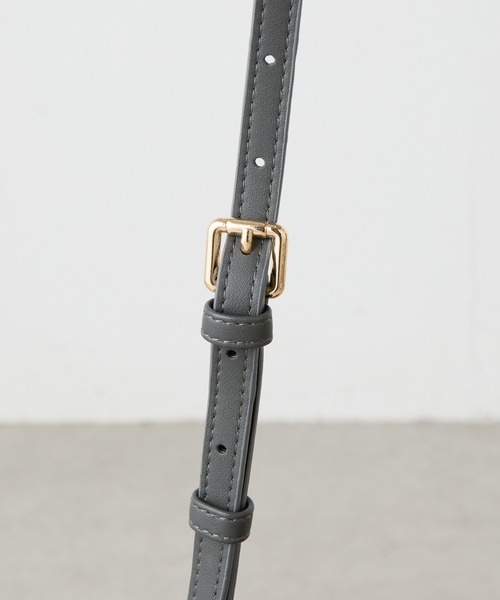 PAPILLONNER（パピヨネ）の「PAPILLONNER/メッシュワンショルダーバッグ（トートバッグ・レディース・アイボリー/グレー・FREE）」の9枚目の写真