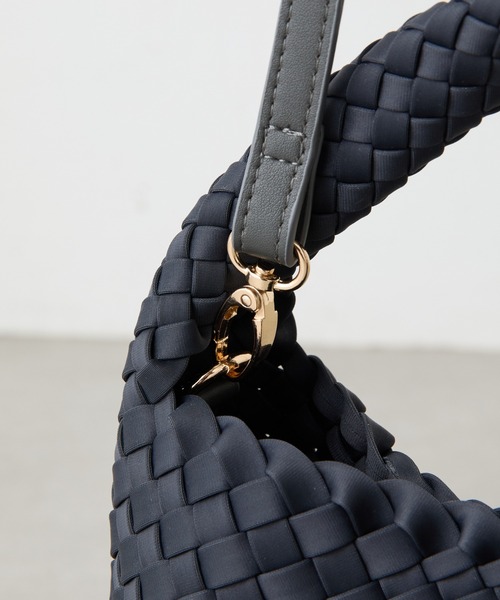 PAPILLONNER（パピヨネ）の「PAPILLONNER/メッシュワンショルダーバッグ（トートバッグ・レディース・アイボリー/グレー・FREE）」の10枚目の写真