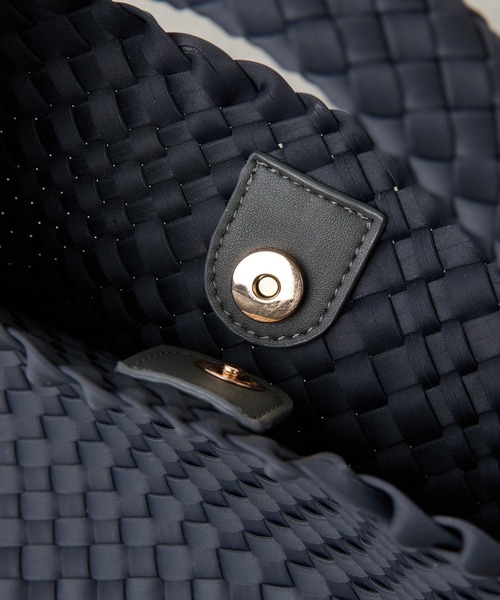 PAPILLONNER（パピヨネ）の「PAPILLONNER/メッシュワンショルダーバッグ（トートバッグ・レディース・アイボリー/グレー・FREE）」の11枚目の写真