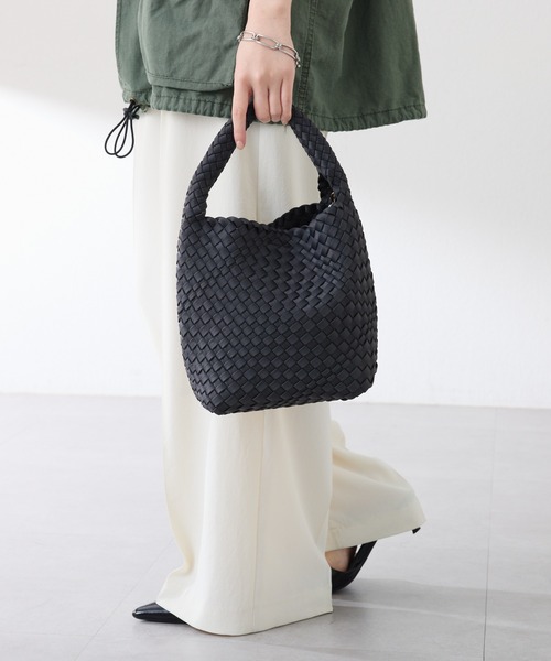 PAPILLONNER（パピヨネ）の「PAPILLONNER/メッシュワンショルダーバッグ（トートバッグ・レディース・アイボリー/グレー・FREE）」の19枚目の写真