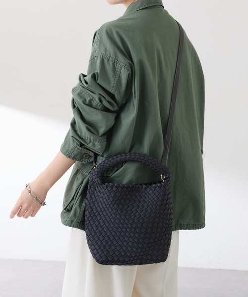 PAPILLONNER（パピヨネ）の「PAPILLONNER/メッシュワンショルダーバッグ（トートバッグ・レディース・アイボリー/グレー・FREE）」の17枚目の写真