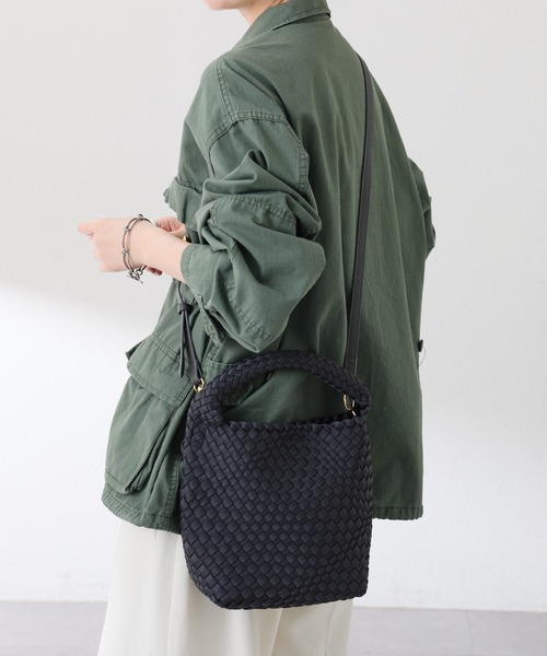 PAPILLONNER（パピヨネ）の「PAPILLONNER/メッシュワンショルダーバッグ（トートバッグ・レディース・アイボリー/グレー・FREE）」の16枚目の写真