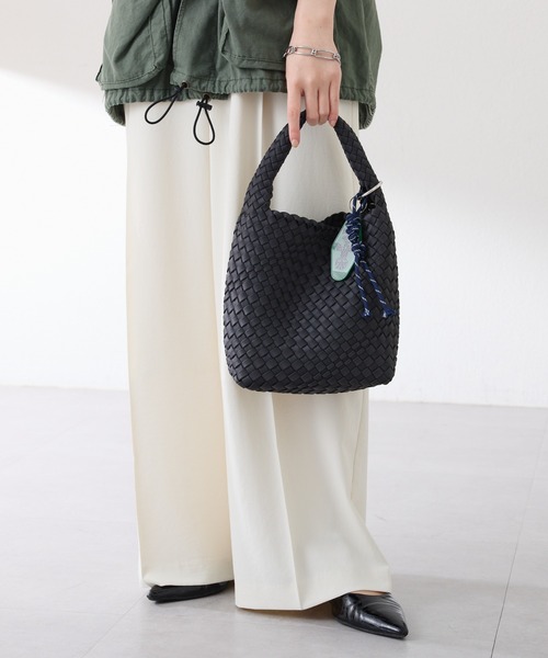 PAPILLONNER（パピヨネ）の「PAPILLONNER/メッシュワンショルダーバッグ（トートバッグ・レディース・アイボリー/グレー・FREE）」の15枚目の写真