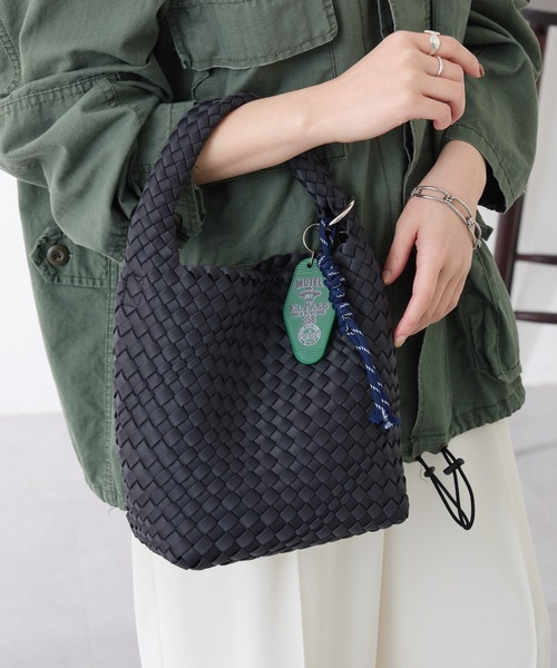 PAPILLONNER（パピヨネ）の「PAPILLONNER/メッシュワンショルダーバッグ（トートバッグ・レディース・アイボリー/グレー・FREE）」の14枚目の写真