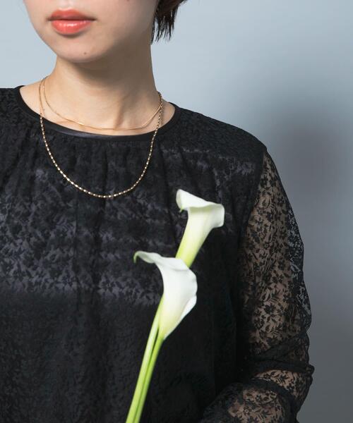 URBAN RESEARCH ROSSO WOMEN(アーバンリサーチ ロッソ)の「CHIGNON ロング2チェーンマンテルネックレス(ネックレス・レディース・ゴールド・FREE)」の1枚目の写真