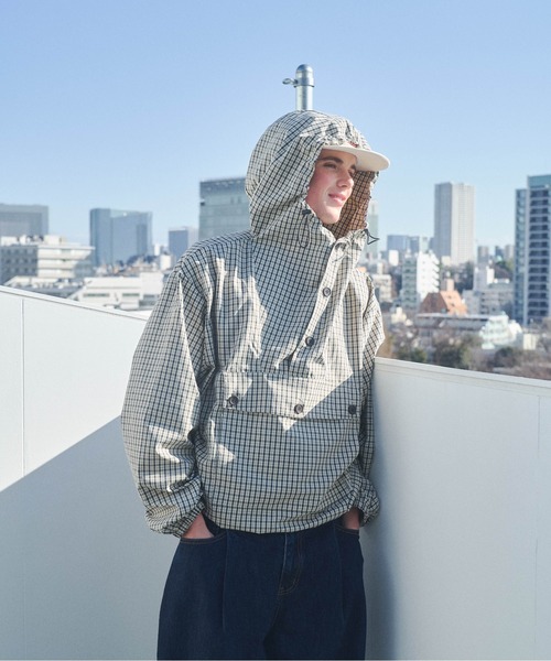 Elanque(エランク)の「utility pocket anorak jacket / ユーティリティポケットアノラックジャケット(その他アウター・メンズ・アイボリー/ブラック/カモフラージュ/ブルー・MEDIUM/LARGE)」の21枚目の写真