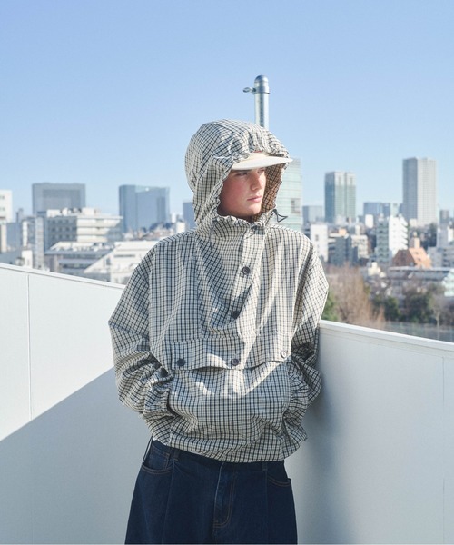 Elanque(エランク)の「utility pocket anorak jacket / ユーティリティポケットアノラックジャケット(その他アウター・メンズ・アイボリー/ブラック/カモフラージュ/ブルー・MEDIUM/LARGE)」の22枚目の写真
