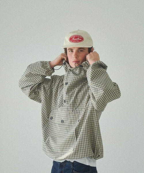 Elanque(エランク)の「utility pocket anorak jacket / ユーティリティポケットアノラックジャケット(その他アウター・メンズ・アイボリー/ブラック/カモフラージュ/ブルー・MEDIUM/LARGE)」の8枚目の写真