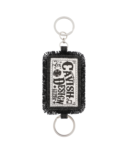 RAWCUT WASHED DENIM KEYRING BLACK(CV2EFUAB62A)（キーケース/キー