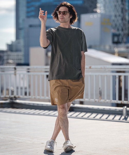 CAMBIO（カンビオ）の「mt10182- Tight Tension Pigment dye Tee ピグメント染めTシャツ(AI-261-005)（Tシャツ/カットソー・メンズ・ブラック/パープル/グレー・S/M/L）」の6枚目の写真
