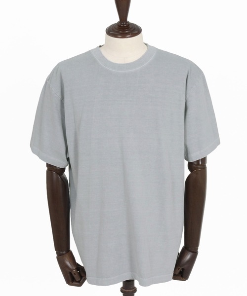 CAMBIO（カンビオ）の「mt10182- Tight Tension Pigment dye Tee ピグメント染めTシャツ(AI-261-005)（Tシャツ/カットソー・メンズ・ブラック/パープル/グレー・S/M/L）」の19枚目の写真