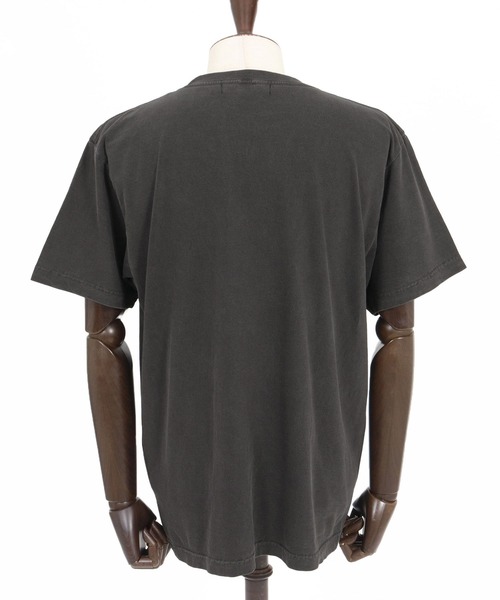 CAMBIO（カンビオ）の「mt10182- Tight Tension Pigment dye Tee ピグメント染めTシャツ(AI-261-005)（Tシャツ/カットソー・メンズ・ブラック/パープル/グレー・S/M/L）」の21枚目の写真