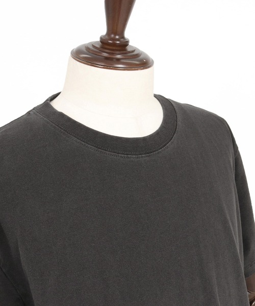 CAMBIO（カンビオ）の「mt10182- Tight Tension Pigment dye Tee ピグメント染めTシャツ(AI-261-005)（Tシャツ/カットソー・メンズ・ブラック/パープル/グレー・S/M/L）」の22枚目の写真
