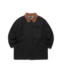 DENIM WORK CAR COAT_BLACK(NG2FSUC800A)