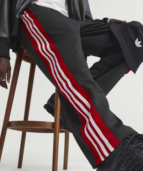 上下セット adidas ルーズ メッシュ トラックトップ/パンツ adidas（アディダス） ジャージ ルーズ メッシュ トラックトップ