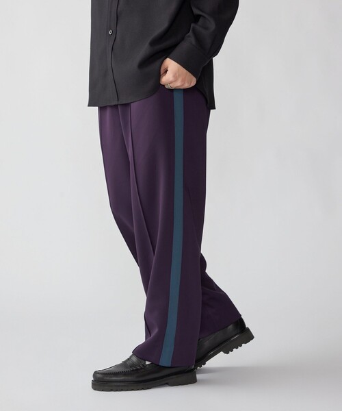 SHIPS(シップス)の「SHIPS: ライン ジャージー パンツ(その他パンツ・メンズ・ネイビー/パープル/ブラウン・MEDIUM/LARGE)」の1枚目の写真