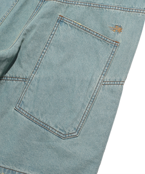 NICE GHOST CLUB(ナイスゴーストクラブ)の「LAYERED WASHED JEANS_LIGHT BLUE(NG2FSUD100A)(デニムパンツ・レディース・その他・S/M/L)」の6枚目の写真