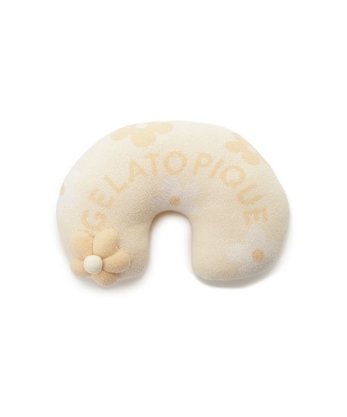 gelato pique（ジェラートピケ）の「【CAT&DOG】スムーズィーフラワーモチーフニットピロー（リード/ハーネス/首輪・レディース・ブルー/イエロー・F）」の19枚目の写真