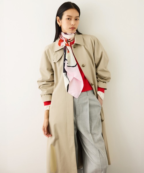 ROPE'（ロペ）の「ロートレックシルクスカーフ/Lサイズ（バンダナ/スカーフ・レディース・ライトグレー/キナリ/ピンク・FREE）」の14枚目の写真