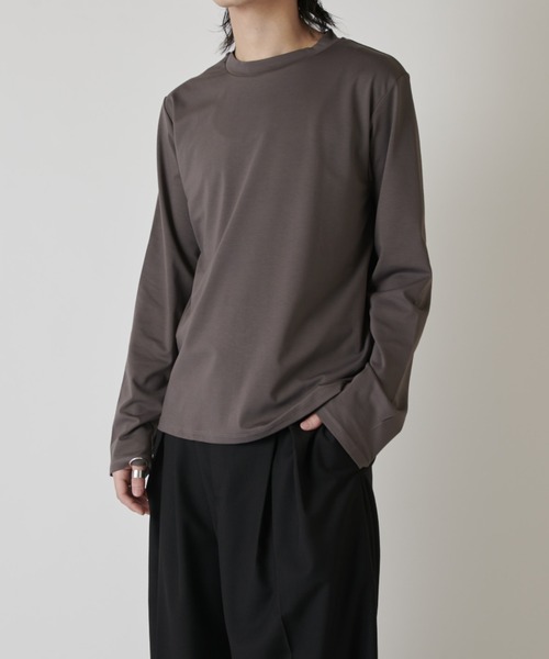 Lui's（ルイス）の「シャインベーシックカットソー（Tシャツ/カットソー・メンズ・ブラック/チャコールグレー/ホワイト・M/S）」の15枚目の写真