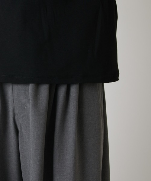 Lui's（ルイス）の「シャインベーシックカットソー（Tシャツ/カットソー・メンズ・ブラック/チャコールグレー/ホワイト・M/S）」の21枚目の写真