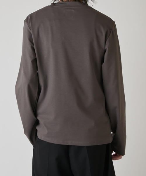 Lui's（ルイス）の「シャインベーシックカットソー（Tシャツ/カットソー・メンズ・ブラック/チャコールグレー/ホワイト・M/S）」の17枚目の写真