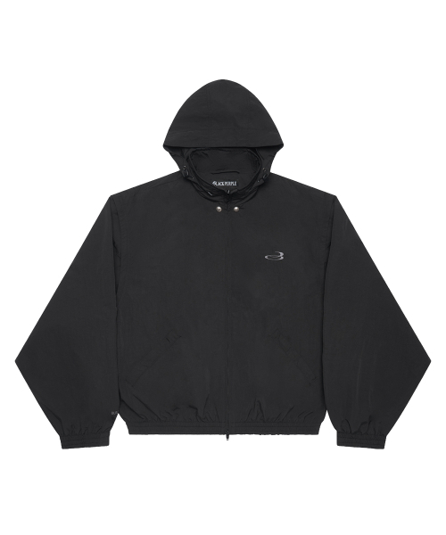 BLACKPURPLE(ブラックパープル)の「ベントルナイロンウィンドブレーカージャケット Vantor Nylon Windbreaker Jacket_Black(ナイロンジャケット・レディース・ブラック・FREE)」の4枚目の写真
