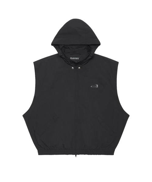 BLACKPURPLE(ブラックパープル)の「ベントルナイロンウィンドブレーカージャケット Vantor Nylon Windbreaker Jacket_Black(ナイロンジャケット・レディース・ブラック・FREE)」の5枚目の写真