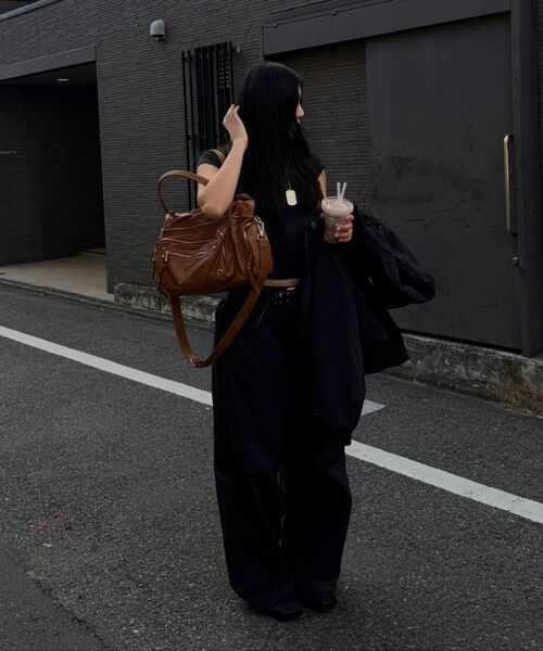 BLACKPURPLE(ブラックパープル)の「ベントルナイロンウィンドブレーカージャケット Vantor Nylon Windbreaker Jacket_Black(ナイロンジャケット・レディース・ブラック・FREE)」の18枚目の写真