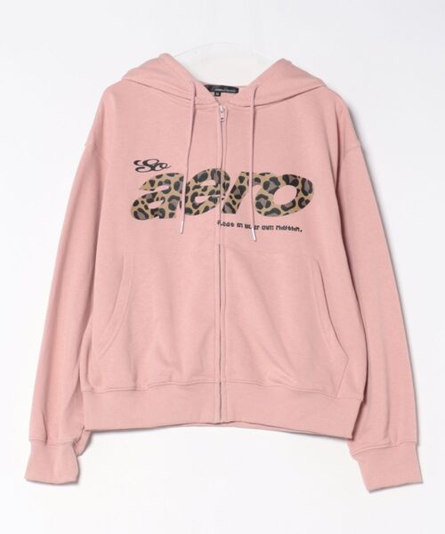 ８(eight)（エイト）の「総柄ロゴプリントZIPパーカー（パーカー・メンズ・グレー/ピンク/ブラック・MEDIUM/LARGE）」の3枚目の写真